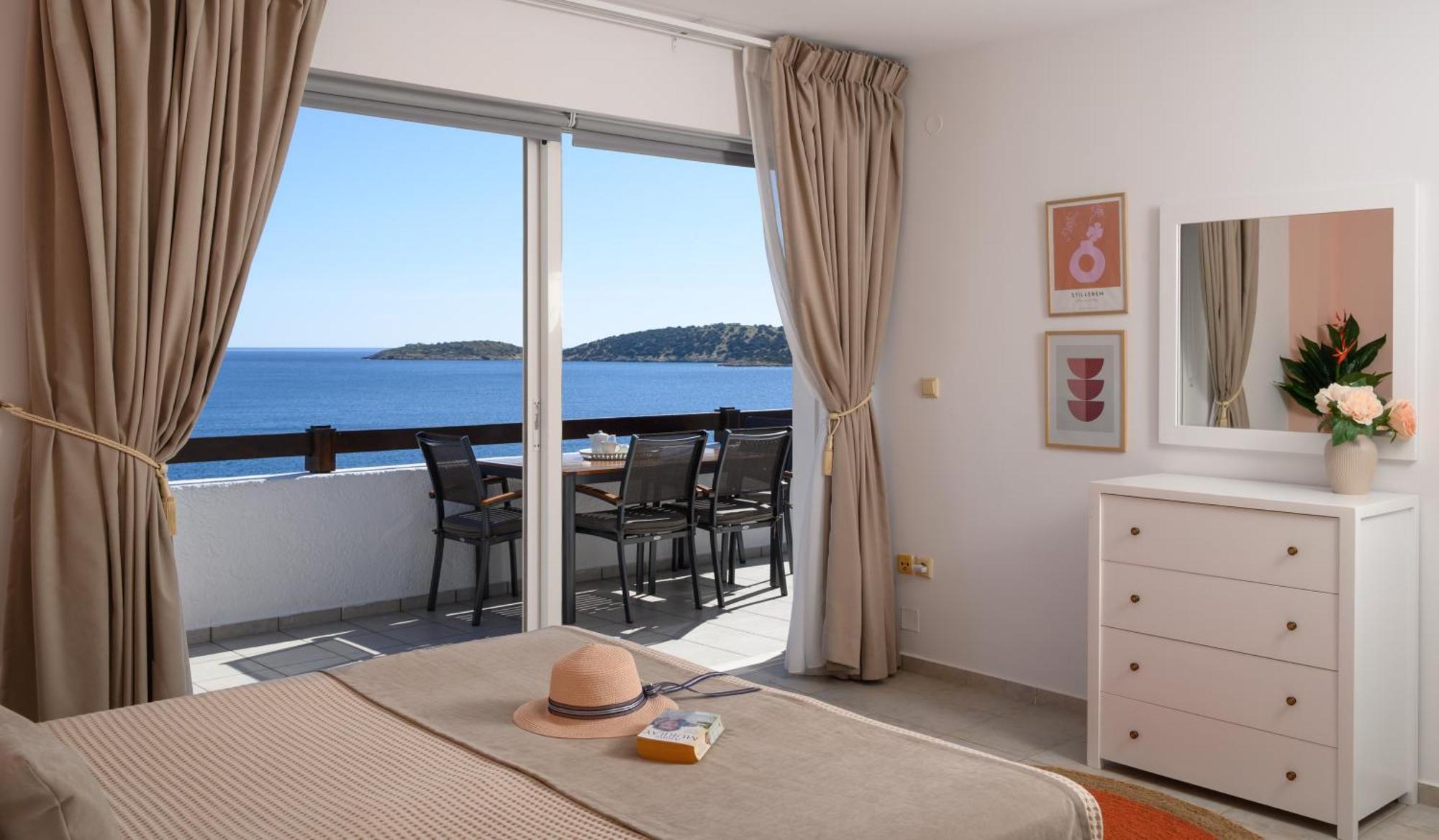 Horizon Central Apartment Amazing View 圣尼古拉奥斯 外观 照片