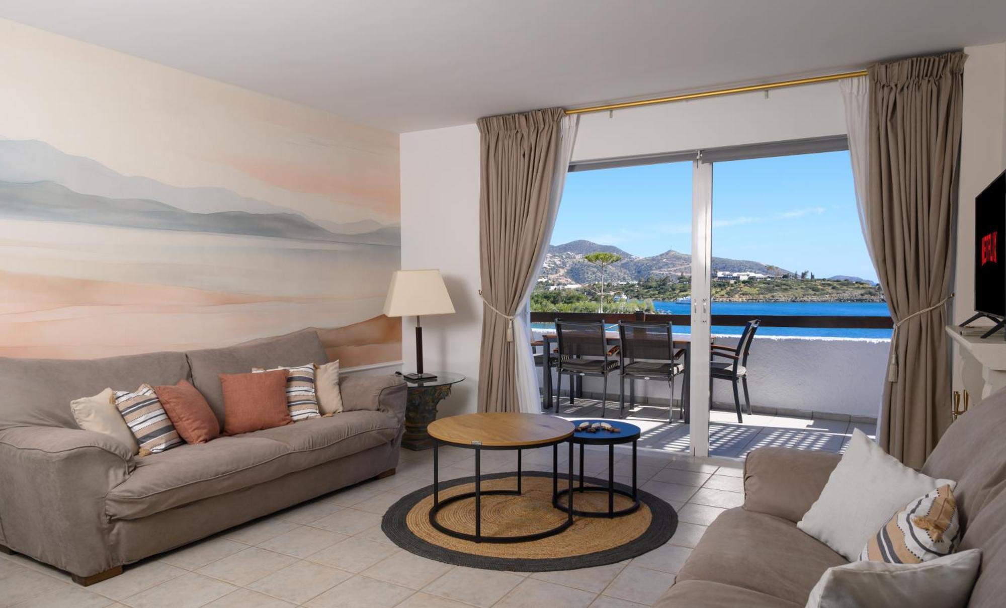 Horizon Central Apartment Amazing View 圣尼古拉奥斯 外观 照片